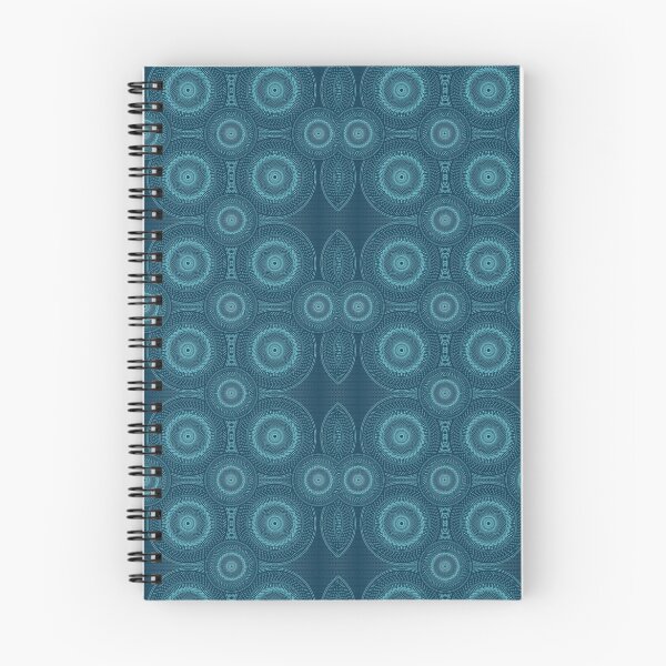 Aperçu de l'œuvre Mandala bleu créée et vendue par buzatron.