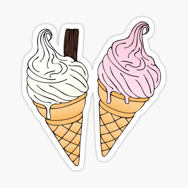 I love ice cream Sticker
