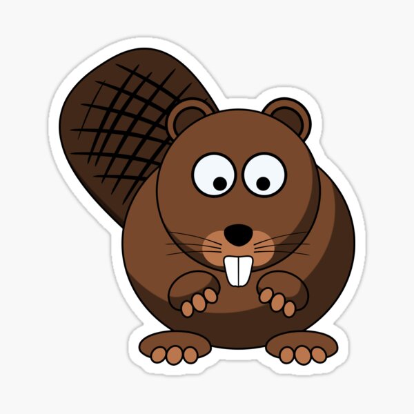 New 63 Cute Cartoon Loopy Little Beaver Stickers Cute Ruby Little