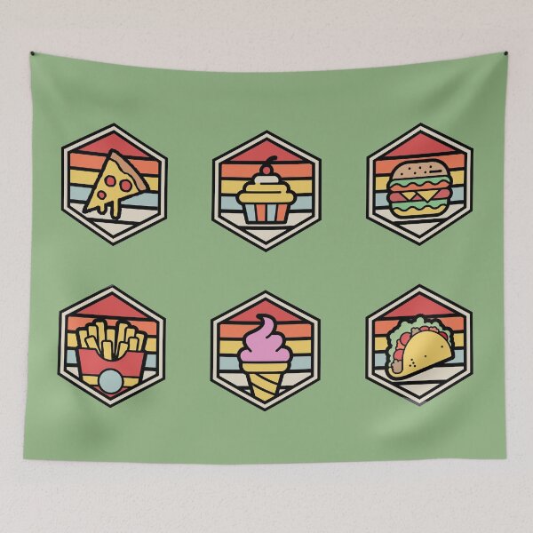 Item preview, Fast Food Sticker set 01 designed and sold by artlahdesigns.