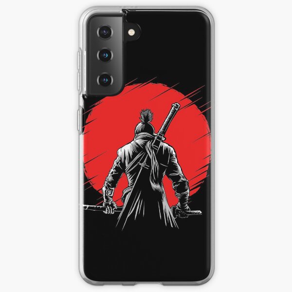 Einarmiger Wolf rote Sonne 2 Samsung Galaxy Flexible Hülle