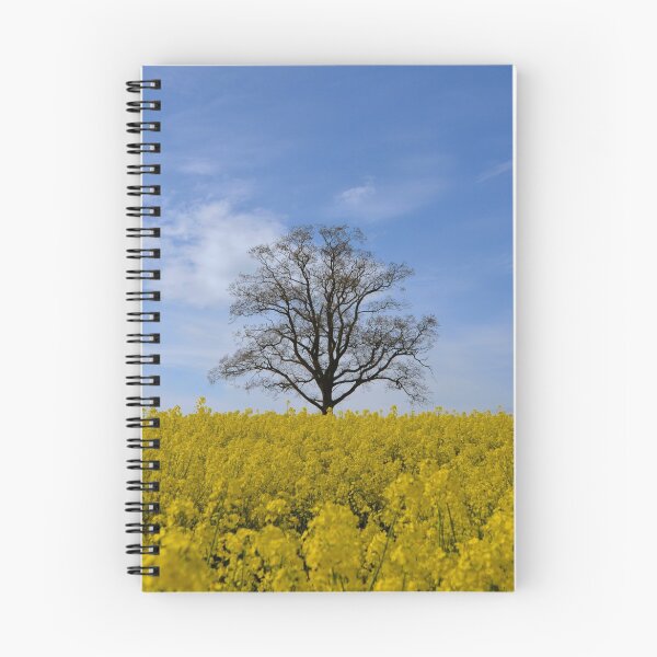Item preview, Lone tree in rapeseed field designed and sold by WanderingJane.