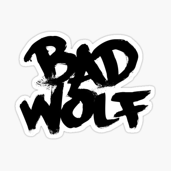 Bad Wolf Stickers Redbubble