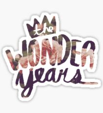 The Wonder Years floral logo Sticker