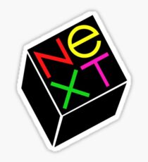 NextSTEP next cube logo Sticker