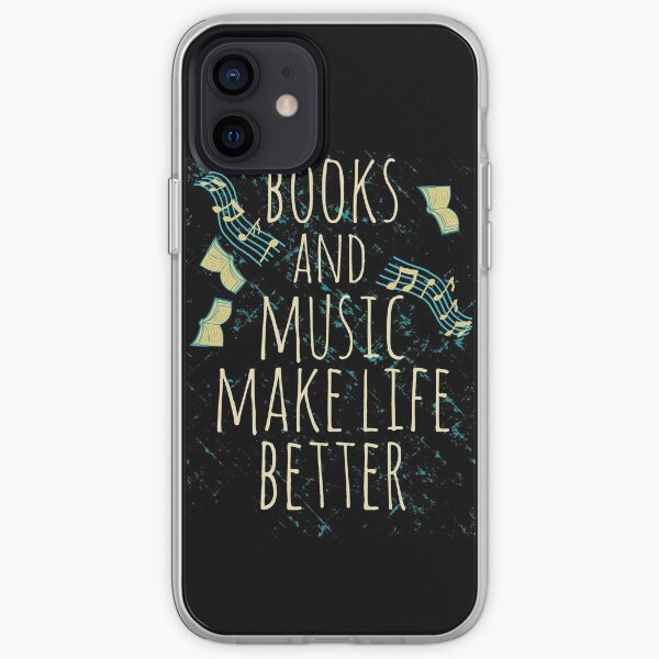 books and music make life better #1 iPhone Soft Case