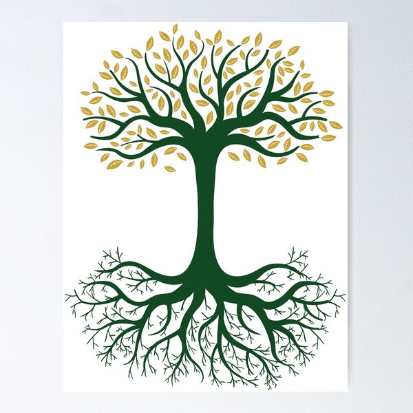 Item preview, Tree with visible roots designed and sold by KleinJenny.