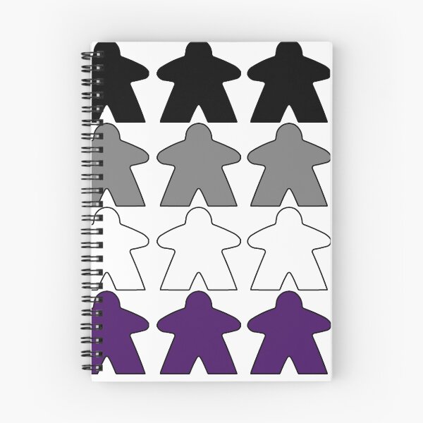 Item preview, Asexual Pride (Meeple Edition) designed and sold by BasiliskOnline.