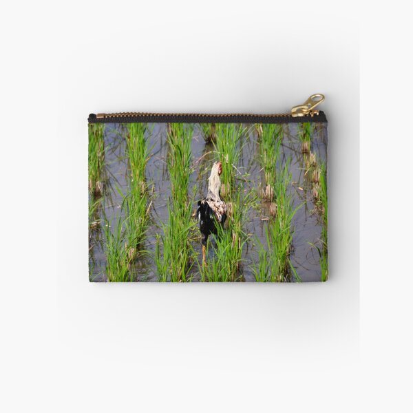 Item preview, Rooster strutting in the rice fields designed and sold by WanderingJane.