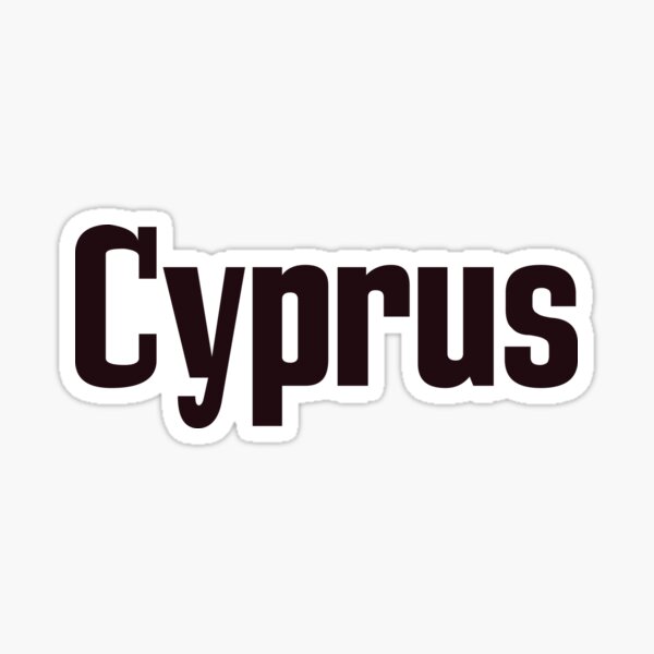 Cyprus Cypriot Cyprus Raised Me Sticker