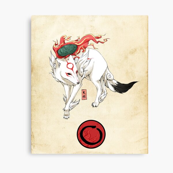 Okami Amaterasu Sun Goddess Matte Print 