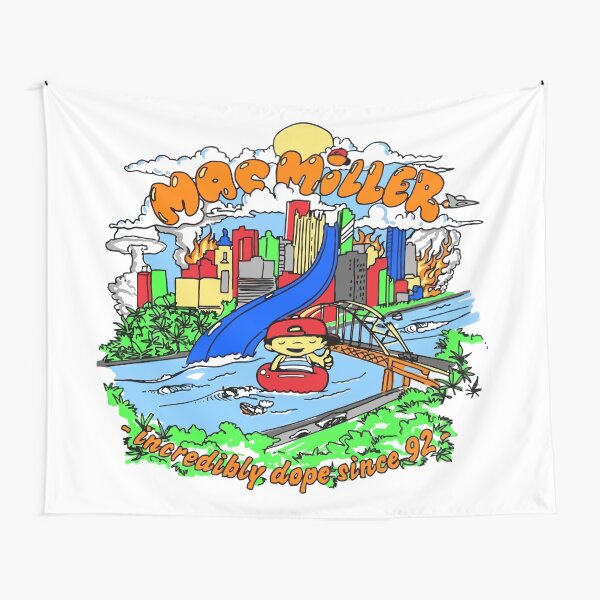 Rapper Play Ground Tapestry