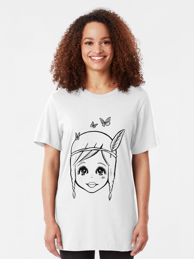 Alternate view of Boho Girl in the Spring Slim Fit T-Shirt