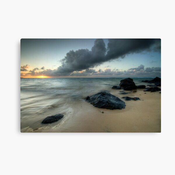 Rarotonga's Smoking Sun Canvas Print