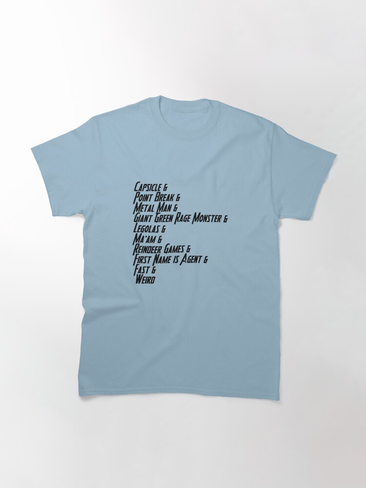  Nicknames 2 0 T shirt By Ay zup Redbubble