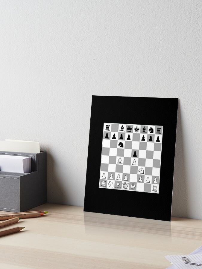 Chess Opening Italian Game E4 Player Giuoco Piano Poster for Sale