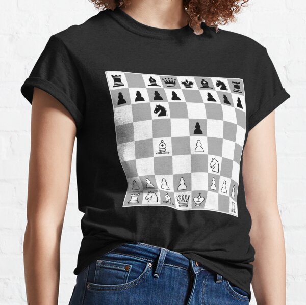  Vienna Opening Chess Notation Cool T-Shirt : Clothing, Shoes &  Jewelry