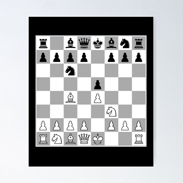 The London System Vintage Chess Opening Art Framed Art Print for Sale by  Jorn van Hezik