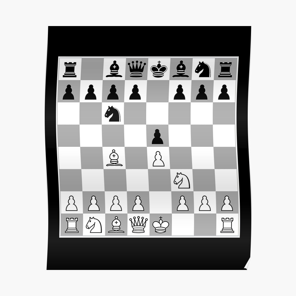 Chess Opening Italian Game E4 Player Giuoco Piano Sticker By Thecreekman Redbubble
