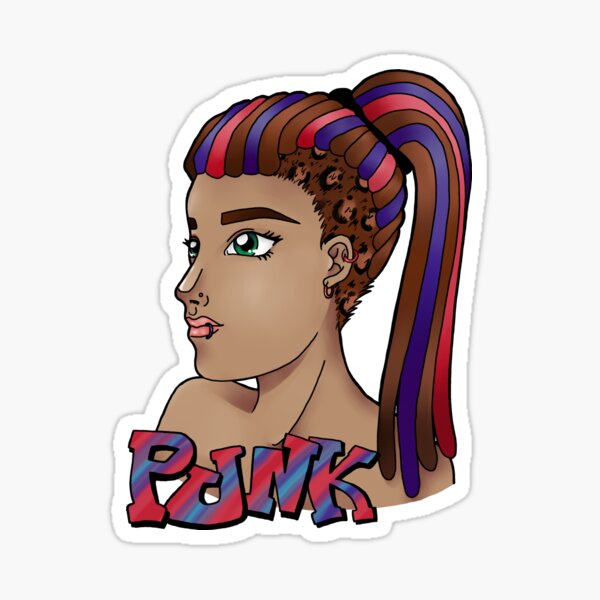 Anime Dreadlocks Stickers Redbubble