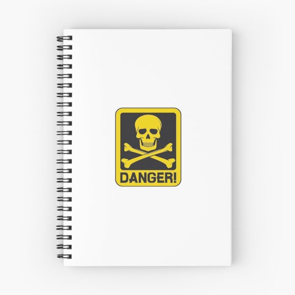 Item preview, Danger skull and crossbones designed and sold by phatmikey.