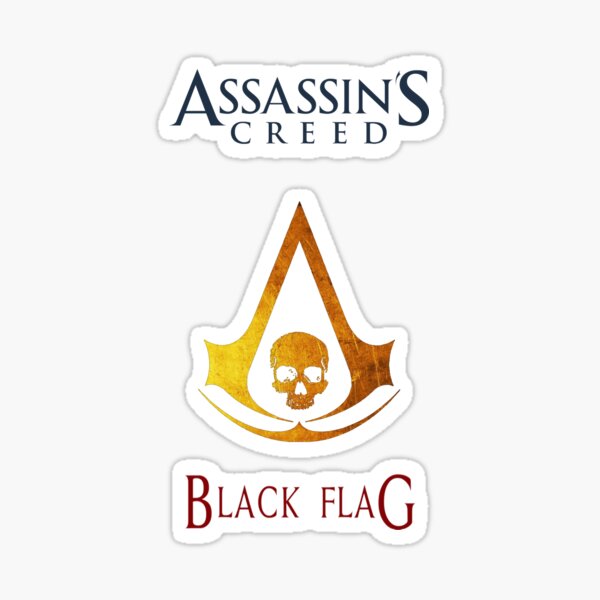 "Assassin's Creed IV Black Flag" Sticker for Sale by Camille Monnoyer