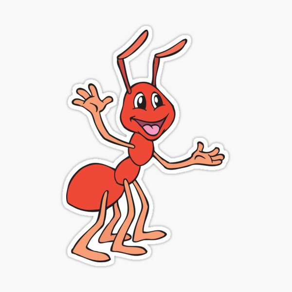 Red ant fire ant Sticker by samshirts