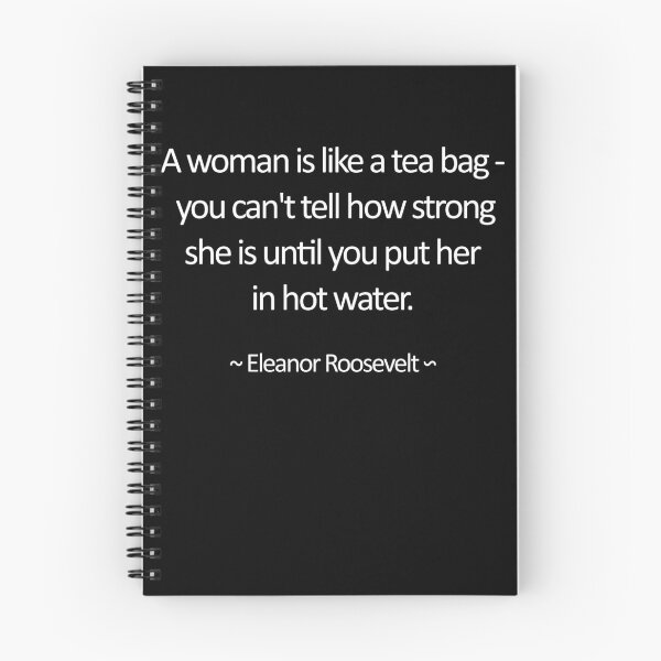 Item preview, Eleanor Roosevelt Woman Tea Bag Quote designed and sold by GetItGiftIt.