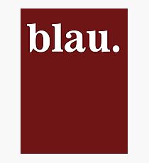 blau, Farbe Photographic Print