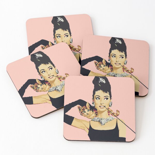 Item preview, Breakfast at Tiffanys | Audrey Hepburn Pink designed and sold by koovox.