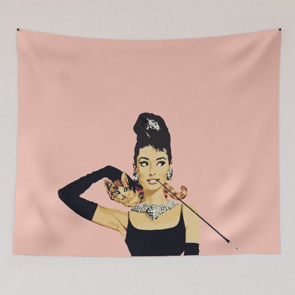 Item preview, Breakfast at Tiffanys | Audrey Hepburn Pink designed and sold by koovox.