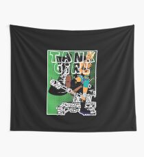 tankgirl6 YOU CHOOSE TANK COLOUR Wall Tapestry