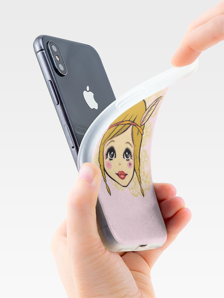 Alternate view of Boho Girl in the Spring iPhone Case & Cover