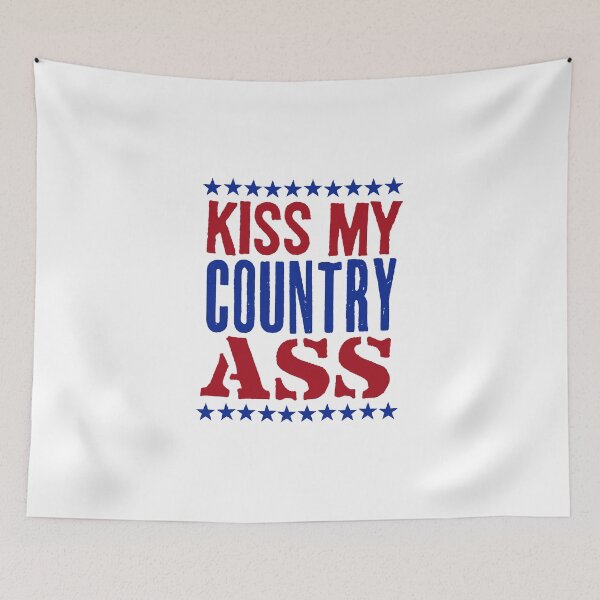 Item preview, Kiss my Country Ass - Blake Shelton designed and sold by Sophieswallows.