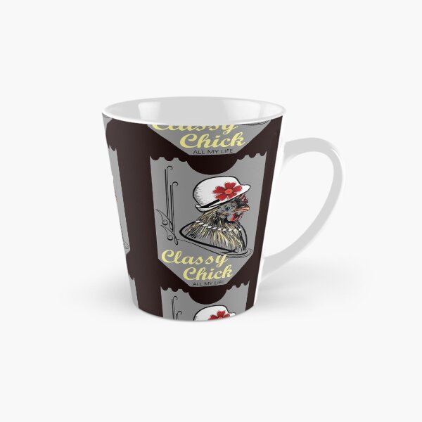 Item preview, Classy Chick with a Hat and a Pearl Necklace Novelty Gifts. designed and sold by TIXLIFE.