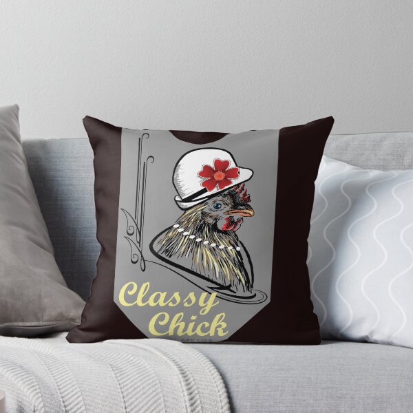 Item preview, Classy Chick with a Hat and a Pearl Necklace Novelty Gifts. designed and sold by TIXLIFE.