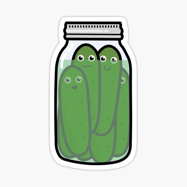 Happy Pickles Sticker
