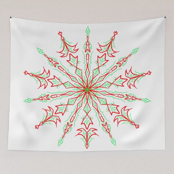 Item preview, Red and green mandala designed and sold by Yadir.