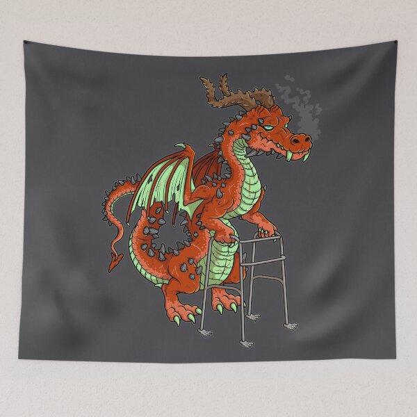 Item preview, Fiery Old Geezer designed and sold by Jennifer-Smith.