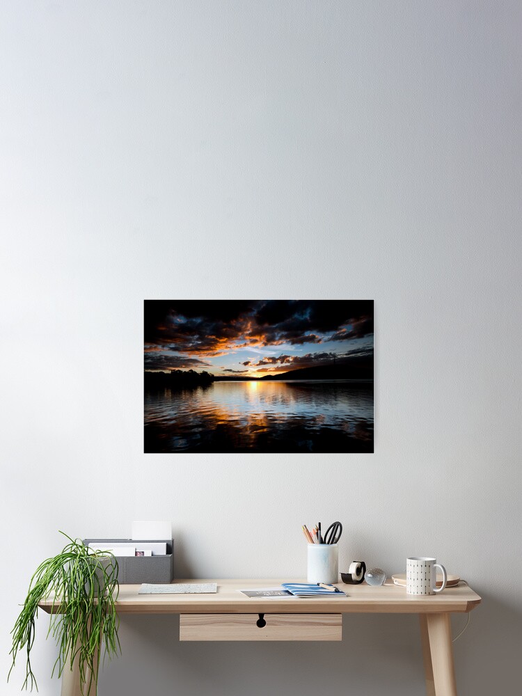 Thumbnail 2 of 3, Poster, Cool Sunset designed and sold by pdore.
