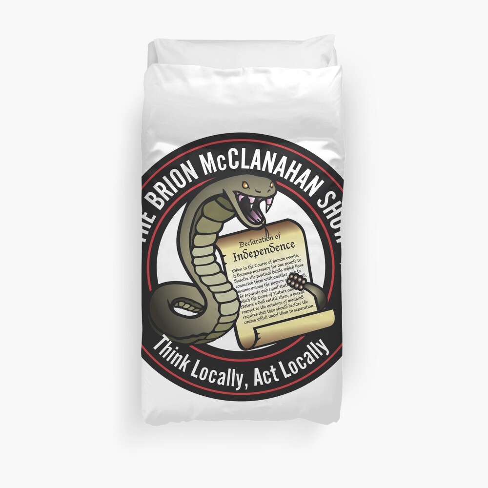 The Brion McClanahan Show Duvet Cover
