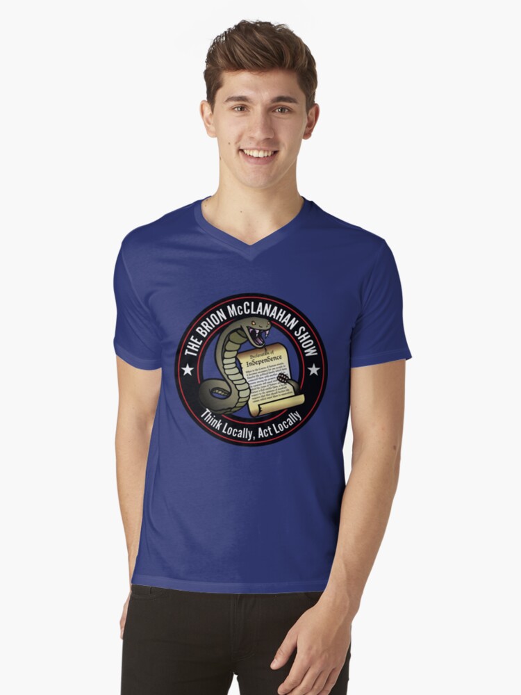 Thumbnail 1 of 3, V-Neck T-Shirt, The Brion McClanahan Show designed and sold by BrionMcClanahan.