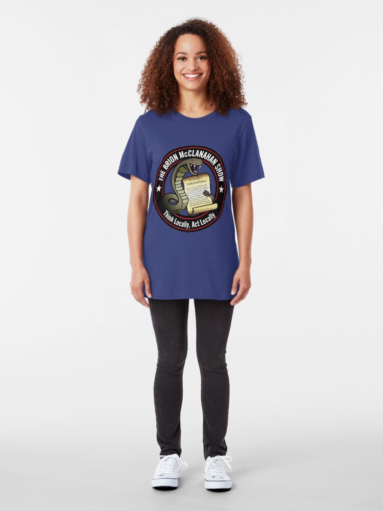 Alternate view of The Brion McClanahan Show Slim Fit T-Shirt