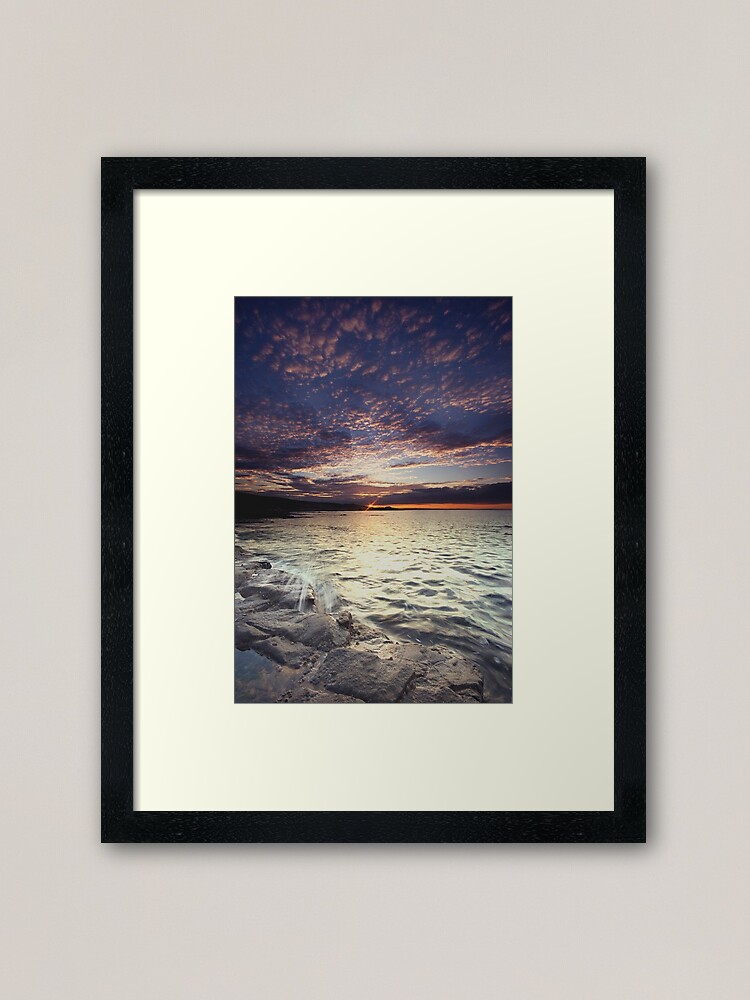 Alternate view of End of the day Framed Art Print