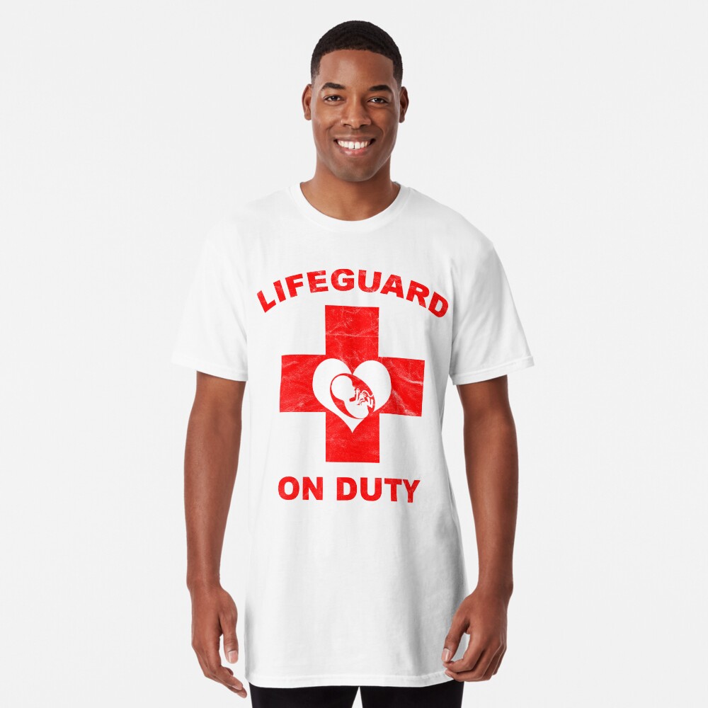 Lifeguard On Duty T shirt Poster for Sale by AlphaDist2 Redbubble