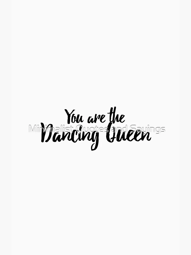 Dancing Queen Quotes Dancing Queen Misheard Lyric Mini Plate