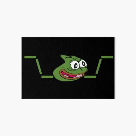 Pepega in HD Twitch Emote | Art Board Print