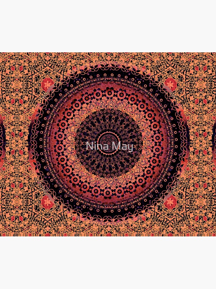 Thumbnail 3 of 3, Tapestry, Spice Tapestry Mandala designed and sold by ninabmay.