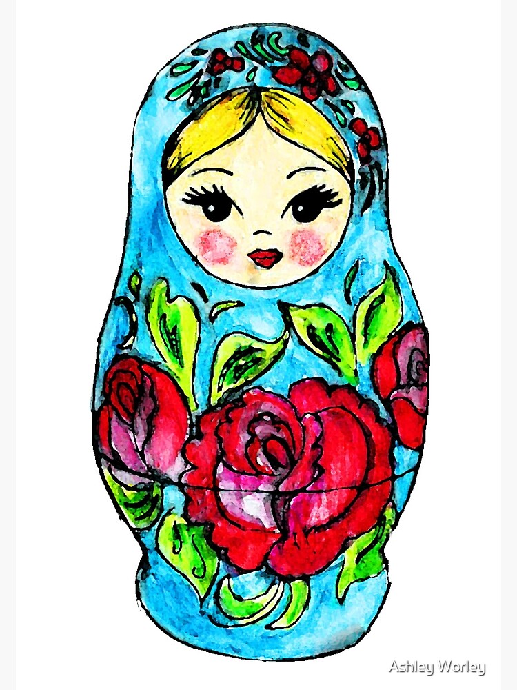 "matryoshka" Art Print by awhatever16 Redbubble