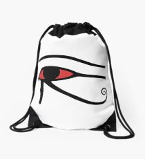 Egyptian eye Drawstring Bag